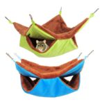 Soft Plush Hanging Hamster Hammock – Warm Double-Layer Small Pet Nest Bed