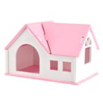 Colorful Hamster House Tunnel Toy – Durable PVC Nest with Ladder Playground