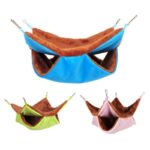 Soft Plush Hanging Hamster Hammock – Warm Double-Layer Small Pet Nest Bed