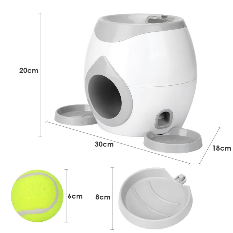 Interactive Dog Reward Toy – Automatic Food Dispensing Ball Feeder for Training & Play