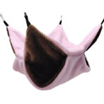 Soft Plush Hanging Hamster Hammock – Warm Double-Layer Small Pet Nest Bed