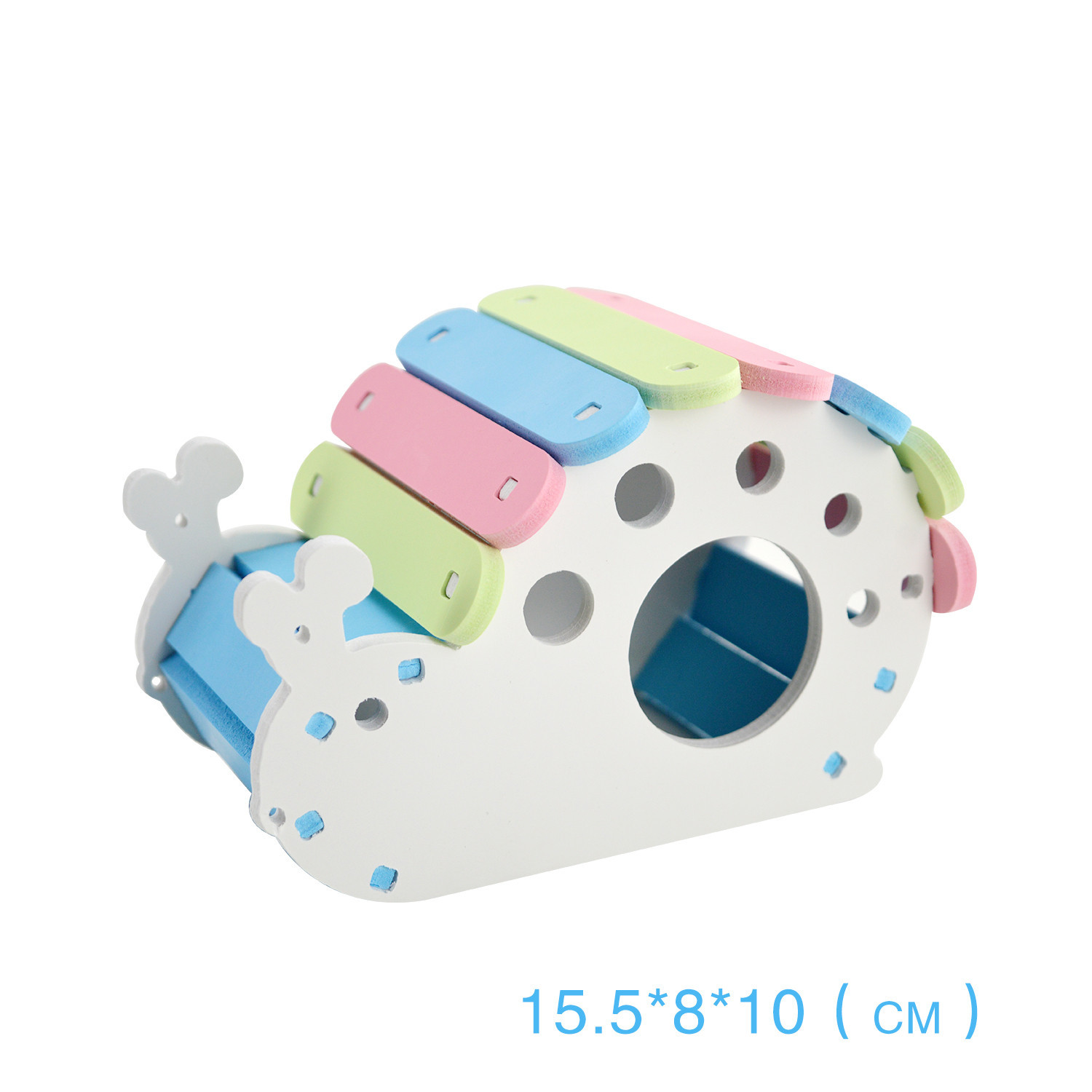 Colorful Hamster House Tunnel Toy – Durable PVC Nest with Ladder Playground