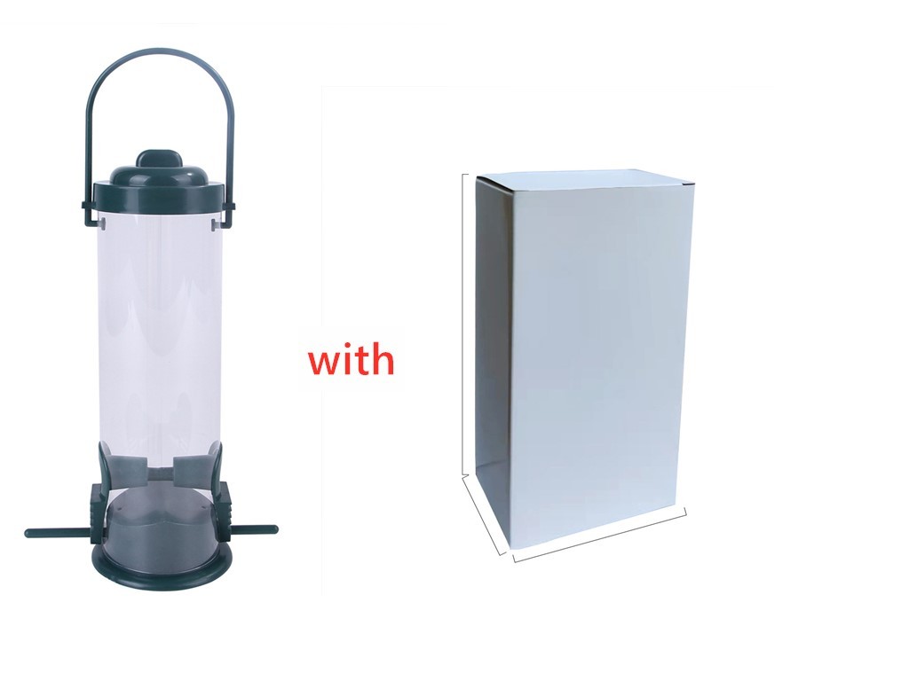 Hanging Outdoor Bird Feeder – Garden Tree Feed Station Plastic Food Dispenser