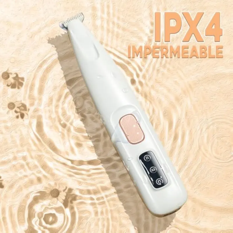 LED Pet Paw Trimmer – Rechargeable Low Noise Dog & Cat Grooming Clipper (Waterproof & Precision Blade)