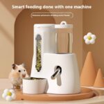 2-in-1 Automatic Hamster Feeder & Water Dispenser – Spill-Proof Food Bowl & Drinking Bottle