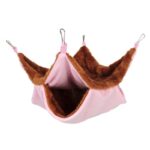 Soft Plush Hanging Hamster Hammock – Warm Double-Layer Small Pet Nest Bed