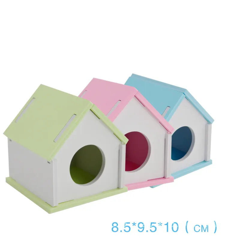 Colorful Hamster House Tunnel Toy – Durable PVC Nest with Ladder Playground