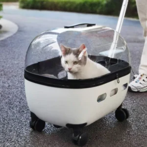 new-transparent-capsule-pet-travel-trolley-carriers-bag-stroller-for-10kg-puppies-dogs-cat-with-wheel