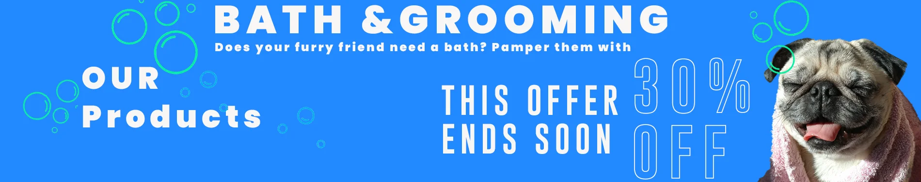 Bath & gromming 300% off