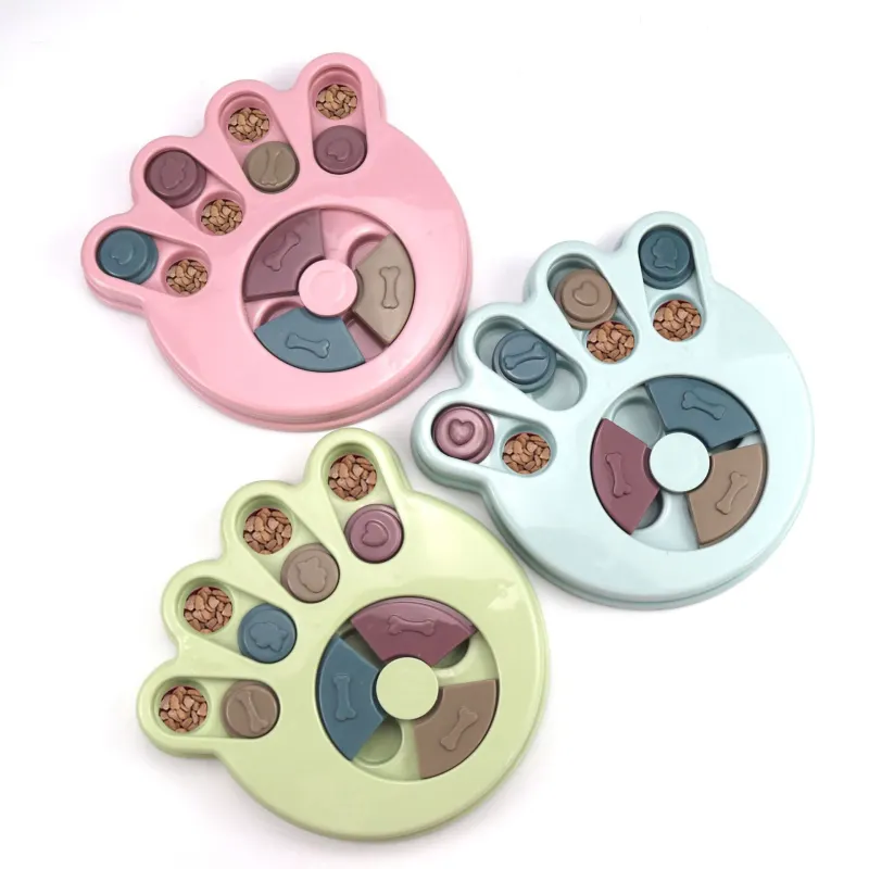 Interactive Slow Feeder Dog Bowl – Puzzle Toy for Pets