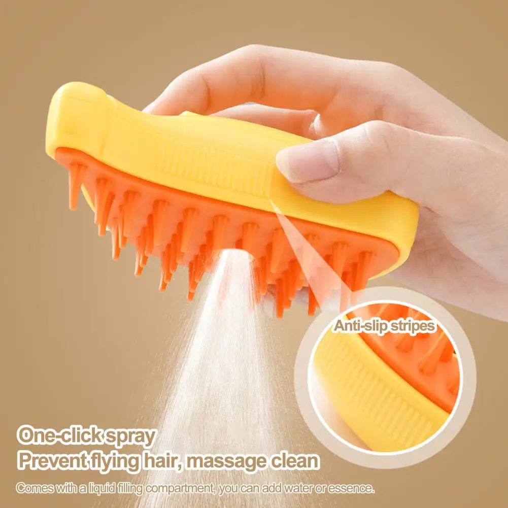 Multifunctional pet grooming brush
