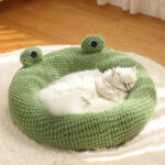 Frog Series Pet Nest – Cozy Cat & Dog Bed for Autumn & Winter