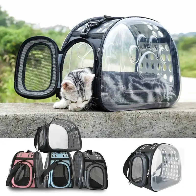 Transparent Cat Carrier Bag