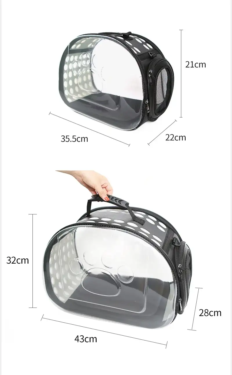 Transparent Cat Carrier Bag