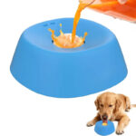 Yipetor Anti-Choke Slow Feeder Dog Bowl & Lick Mat – 3/4 Cup Non-Slip Treat Bowl