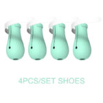 Adjustable Silicone Cat Paw Protector Boots – Anti-Scratch Grooming & Bathing Shoes