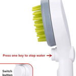 Pet Massage Bath Shower Nozzle – Dog & Cat Grooming Brush with Water Sprayer