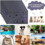 Ultra-Absorbent Microfiber Pet Bath Towel – Quick-Dry Soft Dog & Cat Drying Blanket