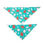 Fruit Print Pet Bandana – Adjustable Cotton Dog & Cat Summer Scarf