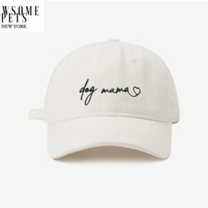 DOG MOM HAT - WHITE