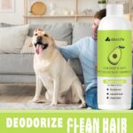 Destife 2-in-1 Pet Shampoo & Conditioner – Deodorizing, Smoothing & Fresh Scent for Dogs & Cats
