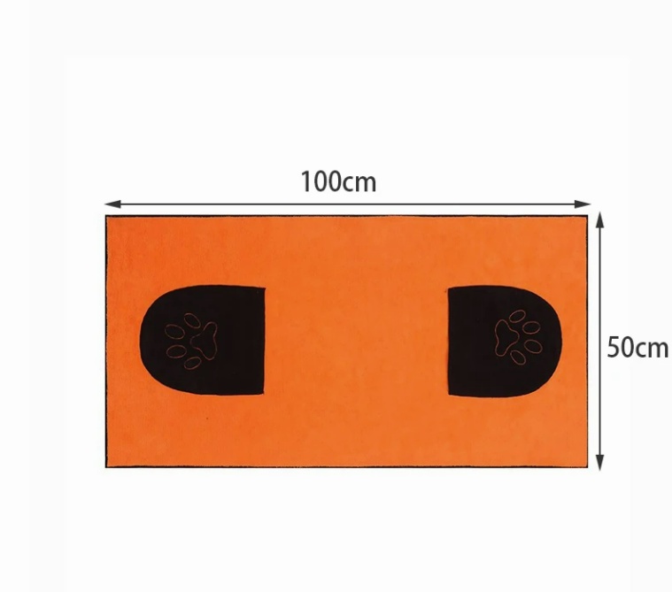 Soft Cotton Pet Towel & Blanket – Absorbent Multi-Use Dog & Cat Travel & Furniture Protector