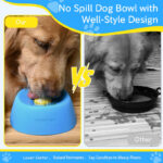 Yipetor Anti-Choke Slow Feeder Dog Bowl & Lick Mat – 3/4 Cup Non-Slip Treat Bowl