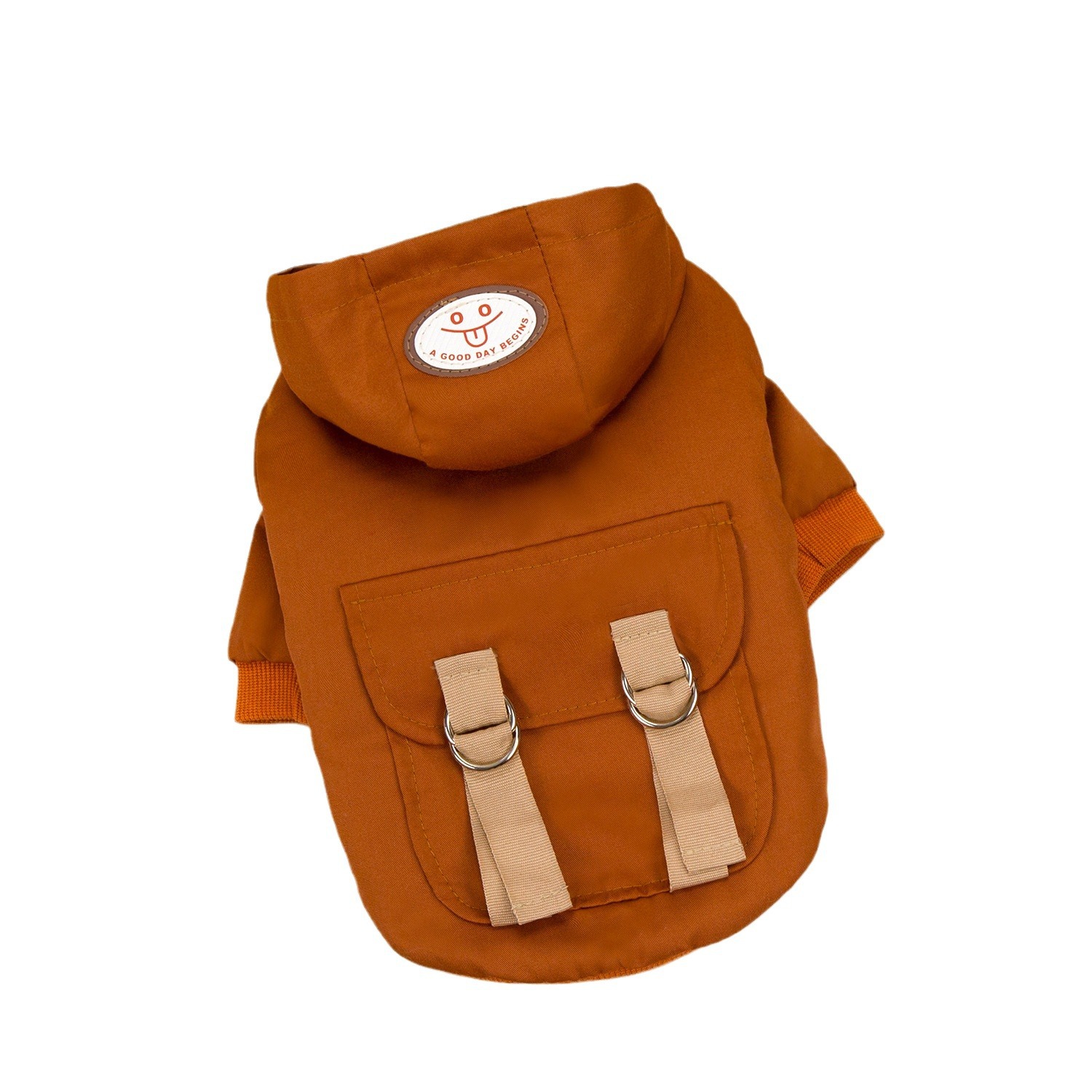 “A Good Day Begins” Dog & Cat Sweater – Soft Casual Pet Clothing for Small Dogs & Cats