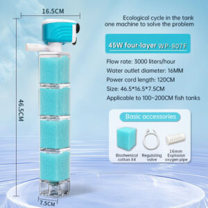 multifunctional-aquarium-sponge-filter-water-purifier-pump-wave-maker-with-suction-cup-air-pump
