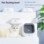 ELS-Pets 1.5L Floating Anti-Spill Pet Water Bowl for Dogs & Cats