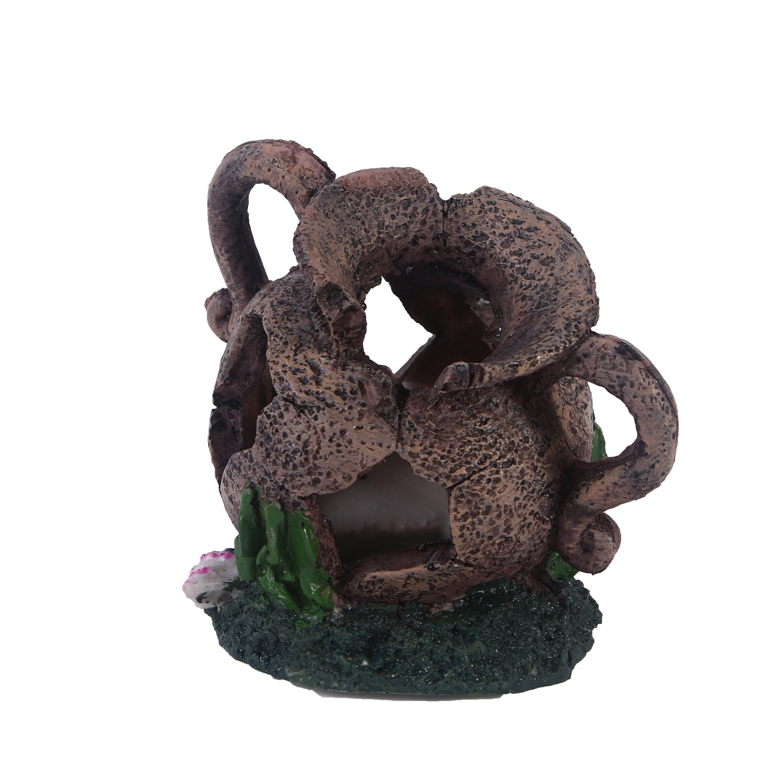 Resin Skull Aquarium Ornament – Hidden Cave Decoration for Fish Tanks & Reptiles