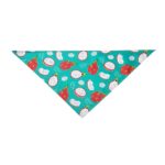 Fruit Print Pet Bandana – Adjustable Cotton Dog & Cat Summer Scarf