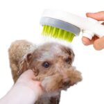 Pet Massage Bath Shower Nozzle – Dog & Cat Grooming Brush with Water Sprayer