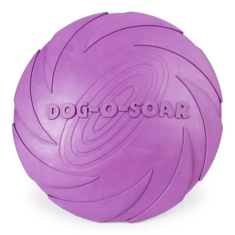 Dog-O-Soar – Interactive Dog Flying Disc Chew Toy – Durable Soft Rubber Training & Fetch Toy for Puppies & Dogs - Image 8