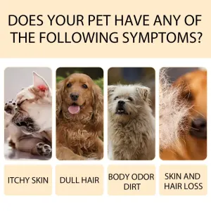 Yegnong-Gentle Hydrating Pet Shampoo for Dogs & Cats – Detangling, Odor Control & Shine Boost