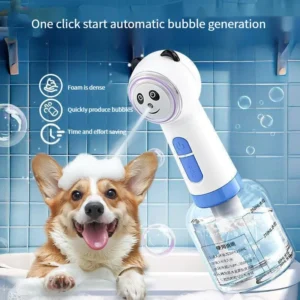 Giraffe Panda Automatic Bubble Machine – Pet Foaming Bath Maker