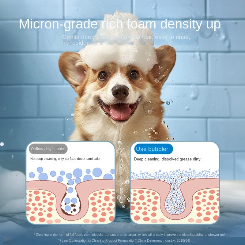 Giraffe Panda Automatic Bubble Machine – Pet Foaming Bath Maker