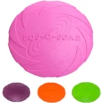 Dog-O-Soar – Interactive Dog Flying Disc Chew Toy – Durable Soft Rubber Training & Fetch Toy for Puppies & Dogs