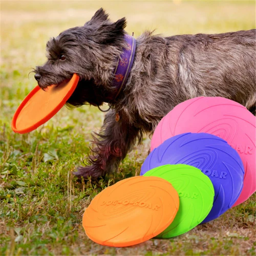 Dog-O-Soar – Interactive Dog Flying Disc Chew Toy – Durable Soft Rubber Training & Fetch Toy for Puppies & Dogs