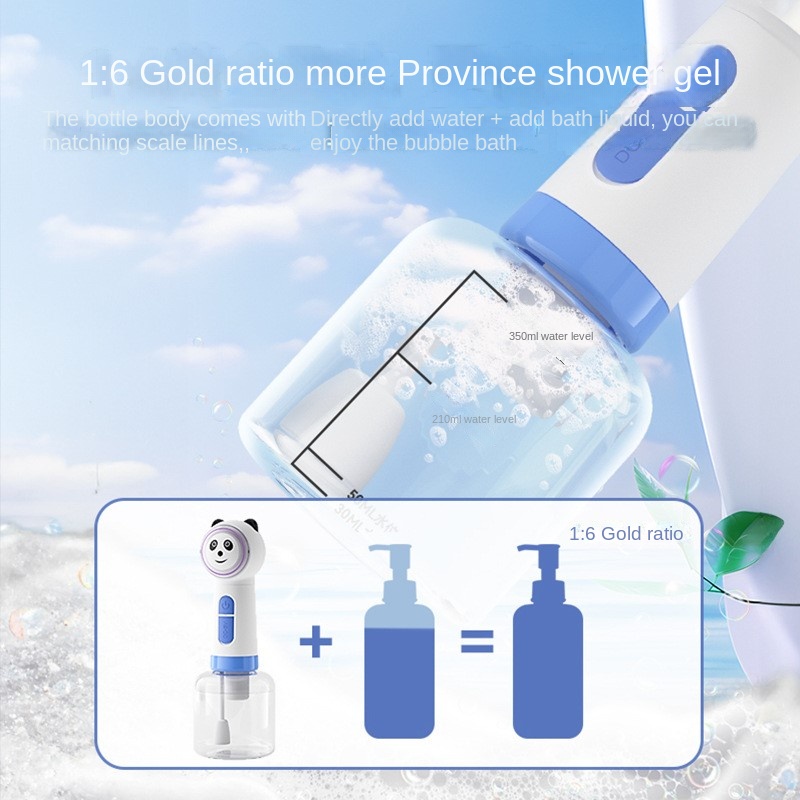 Giraffe Panda Automatic Bubble Machine – Pet Foaming Bath Maker