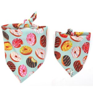 Fruit Print Pet Bandana – Adjustable Cotton Dog & Cat Summer Scarf