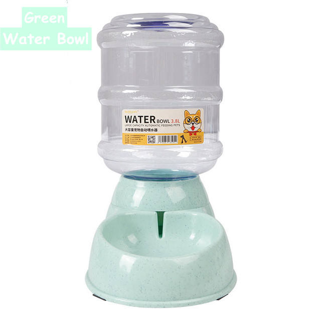 Large Capacity 3.8L Automatic Pet Feeder & Water Dispenser Bowl