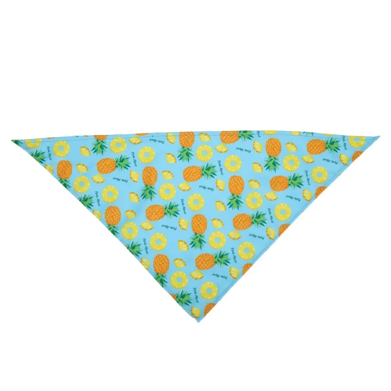 Fruit Print Pet Bandana – Adjustable Cotton Dog & Cat Summer Scarf