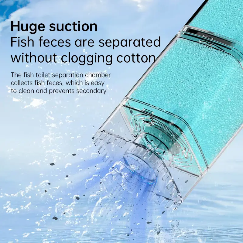 Multifunction Aquarium Sponge Filter & Water Pump – Silent Oxygenation Wave Maker