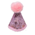 Pet Birthday Party Set – Cute Hat & Triangle Bandana Celebration Outfit