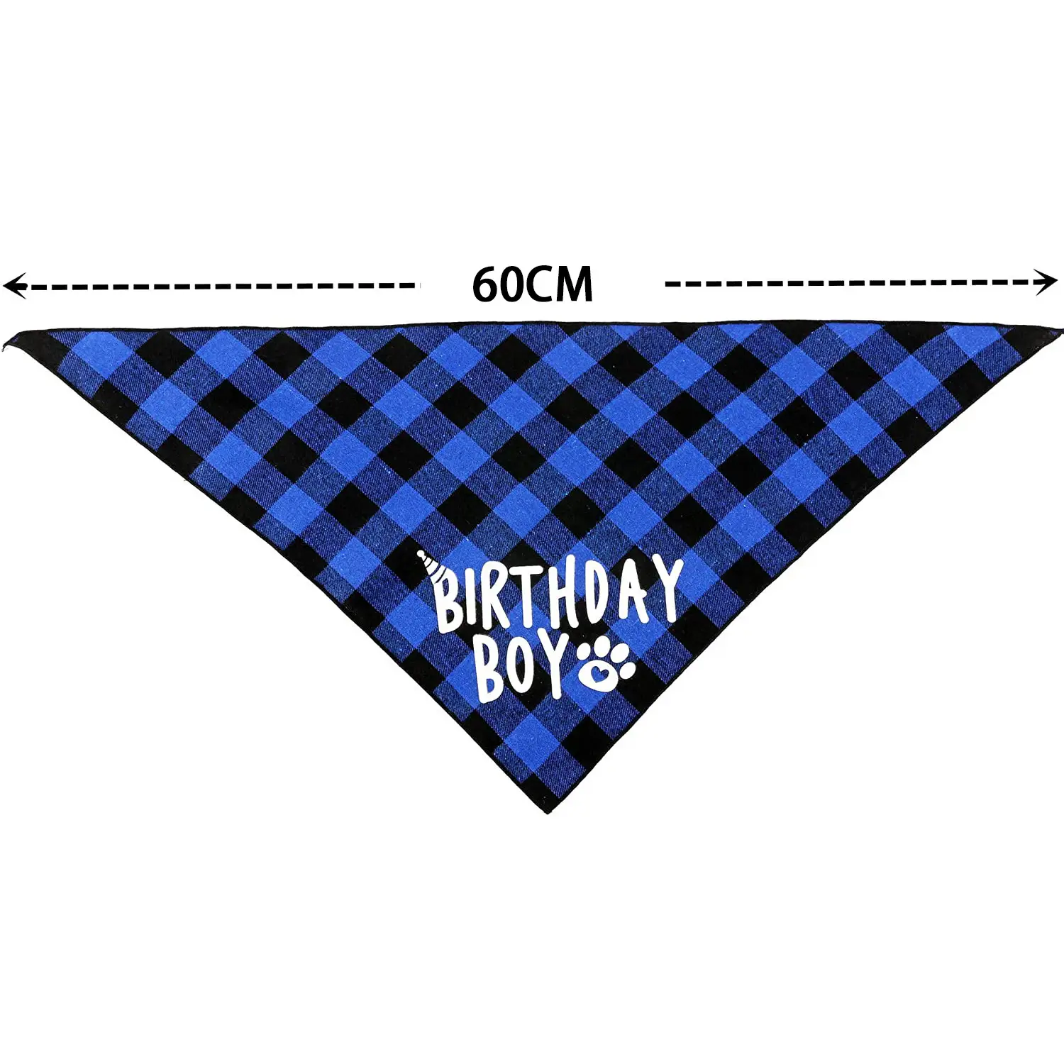 Pet Birthday Party Set – Cute Hat & Triangle Bandana Celebration Outfit