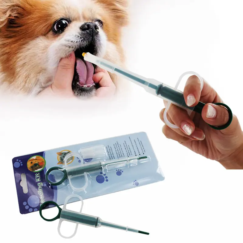 Pet Medicine Feeder Kit for Dogs & Cats – Easy Syringe Feeding Tool with Soft Teats