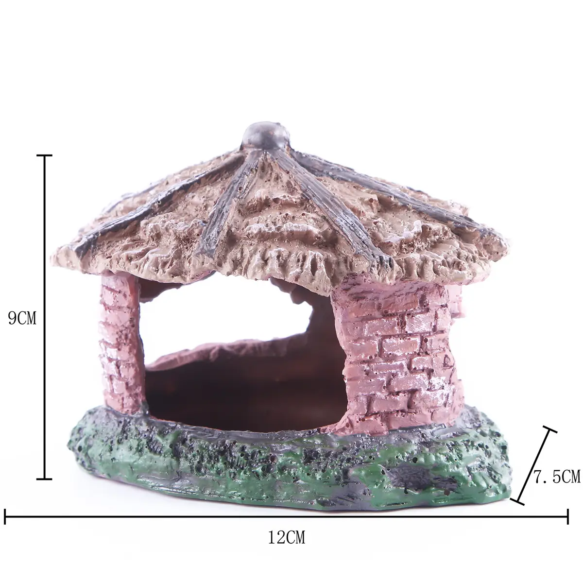 Resin Skull Aquarium Ornament – Fish Tank & Reptile Hiding Shelter
