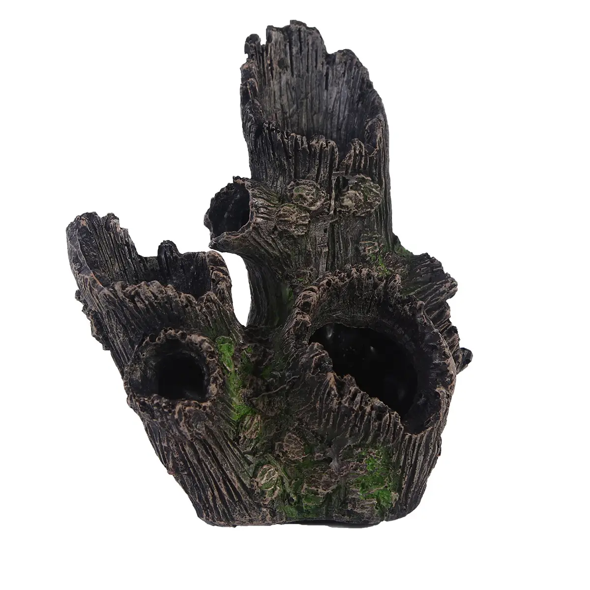 Resin Skull Aquarium Cave Ornament – Fish & Reptile Hiding Shelter