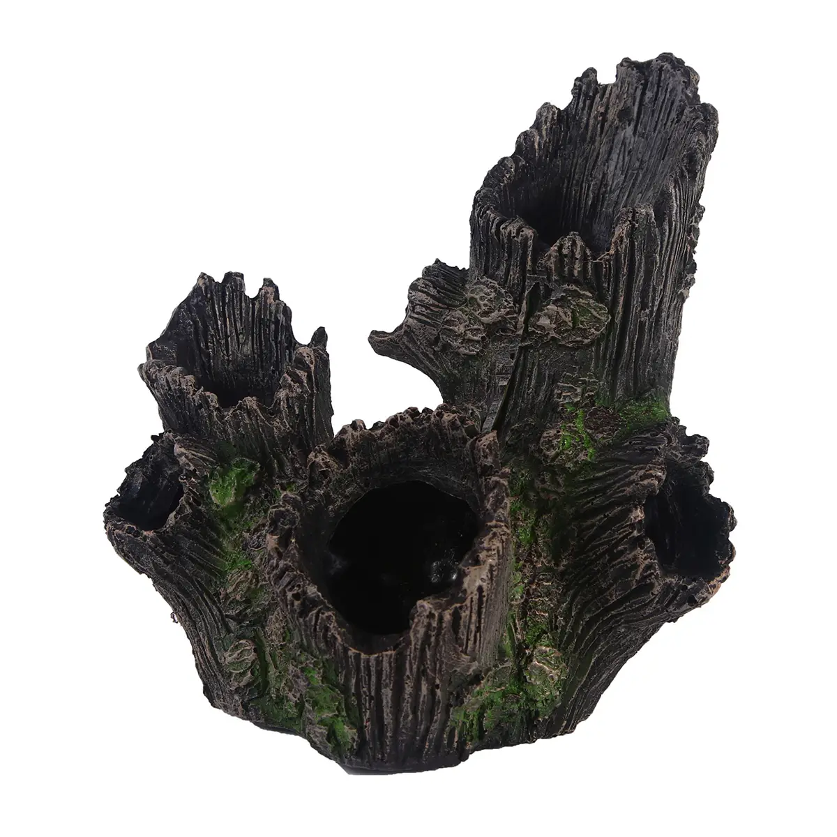 Resin Skull Aquarium Cave Ornament – Fish & Reptile Hiding Shelter